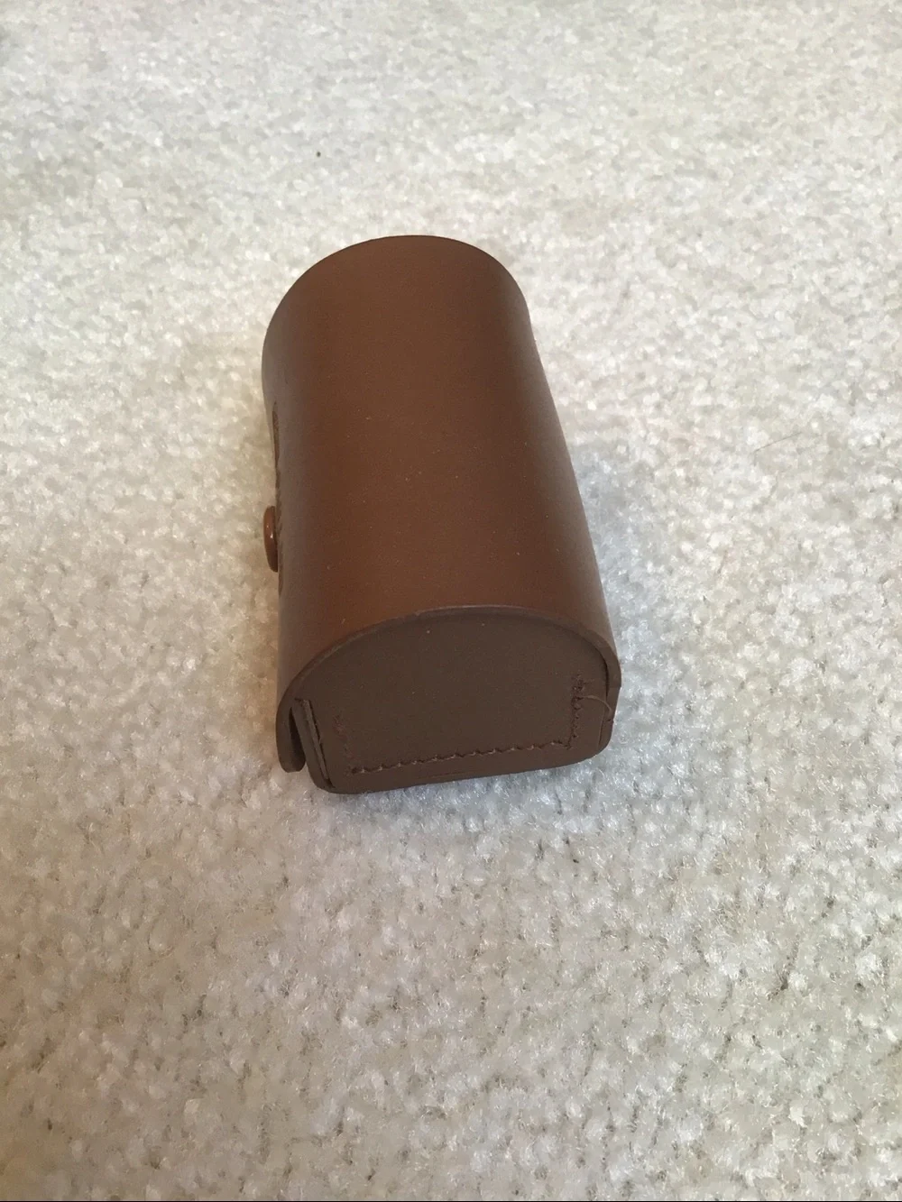 Vintage Kern-Paillard Bolox Lens Case, Genuine Brown Leather